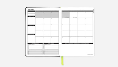 Passion Planner - 2026 Weekly Planner - Dusty Rose - Hardcover