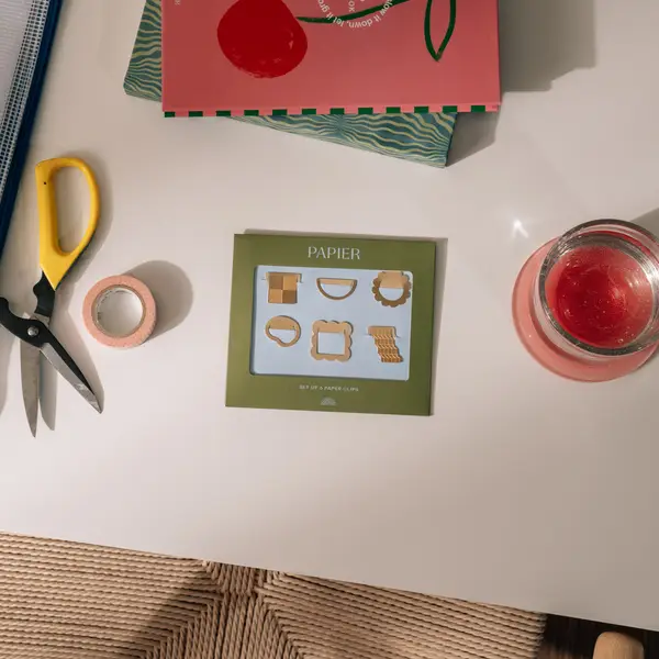 Papier - Curious Shapes Brass Index Tabs