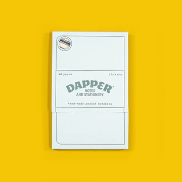 Dapper Notes - Pocket Fabric Notebook