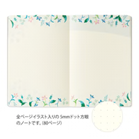 Midori - Yuru Log - B6 Notebook Insert - Floral