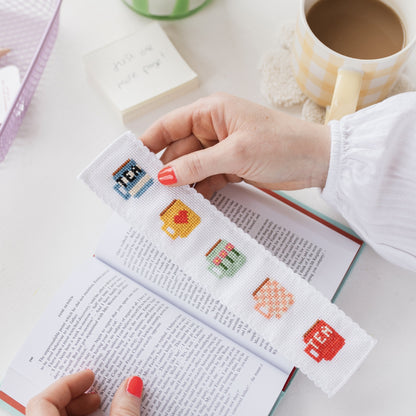 Cotton Clara Cross Stitch Bookmark