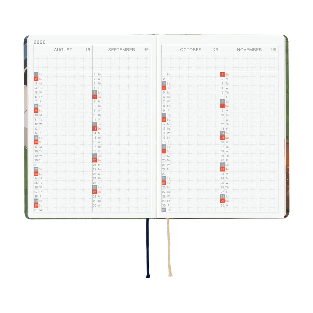 Hobonichi Techo 2026 HON - A6 Hiroko Kubota: Waiting on the Chord