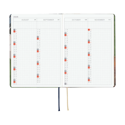 Hobonichi Techo 2026 HON - A6 Hiroko Kubota: Waiting on the Chord