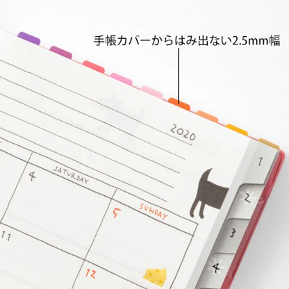 Midori - Chiratto Index Labels - Vivid
