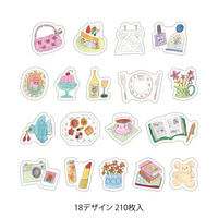 Midori - Yuru Log Sticker Roll - Motifs