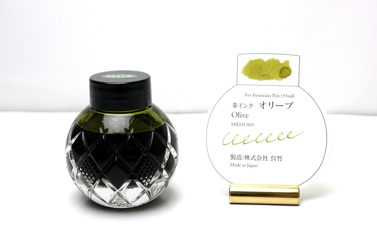 Mitasanshodo - Hana Bottled Ink - Olive