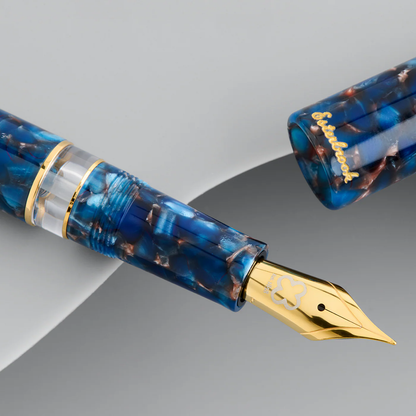 Esterbrook Pens - Estie Fountain Pen - Nouveau Blue Gold Trim