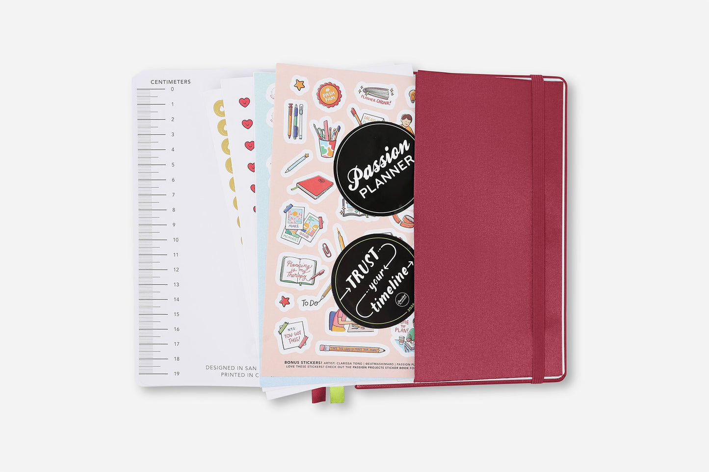 Passion Planner - 2026 Weekly Planner - Year of the Horse Red