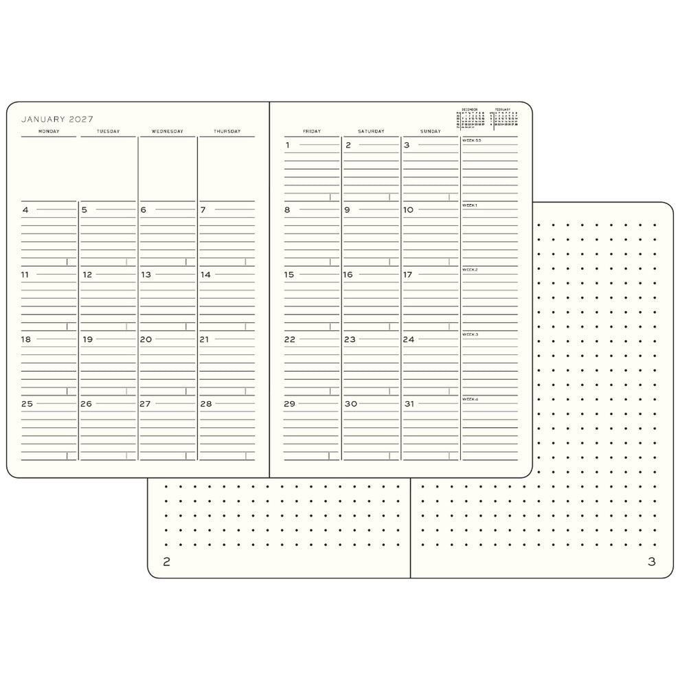 Leuchtturm1917 - 2027 Planner & Notebook - B6 Monthly *Pre-order