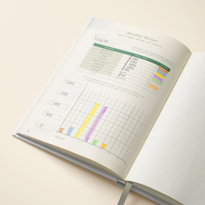 Papier Hardcover Guided Finance Planner
