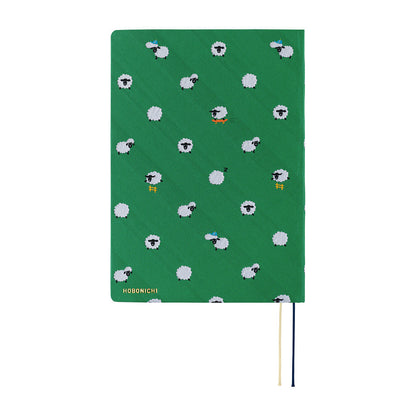 Hobonichi - Techo HON 2027 - A5 Bow & Tie: Sheep Sheep Sheep
