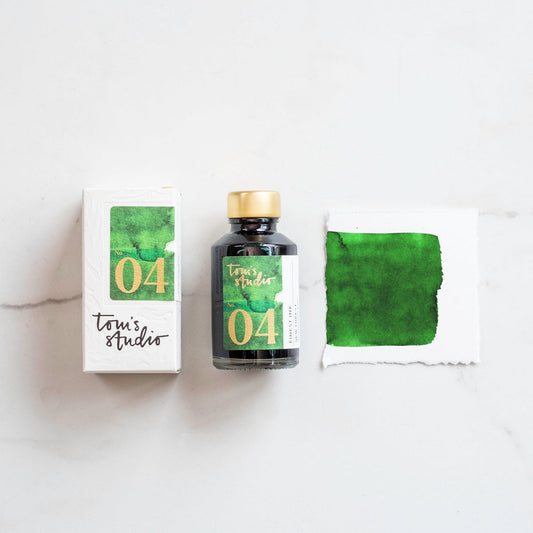 Tom's Studio - Fountain Pen Ink - No. 04 New Forest Green