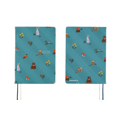 Hobonichi Techo HON 2026 - A6 Bow & Tie: In the Forest