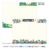Midori - Yuru Log - B6 Notebook Insert - Coffee Shop