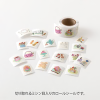 Midori - Yuru Log Sticker Roll - Motifs