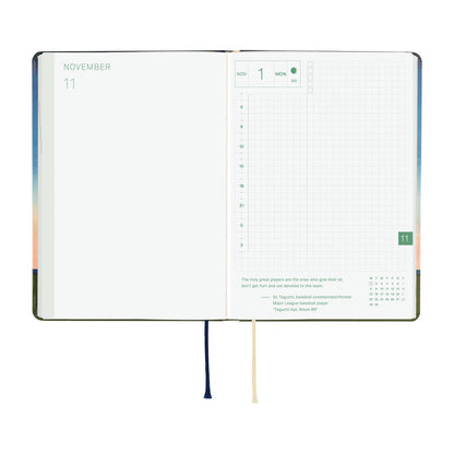 Hobonichi - Techo HON 2027 - A6 Hiroko Kubota: String Telephone Unit the Moon is Full