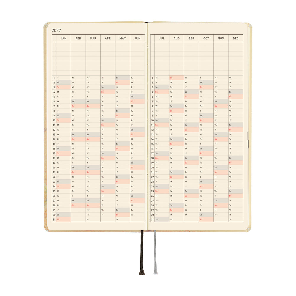 Hobonichi - Techo 2027 Weeks - Aikiko Miyakoshi: Once, in Spring