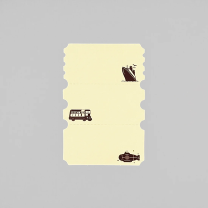 ROKKAKU x Ob1 Bear's Bus Line - Memo Paper