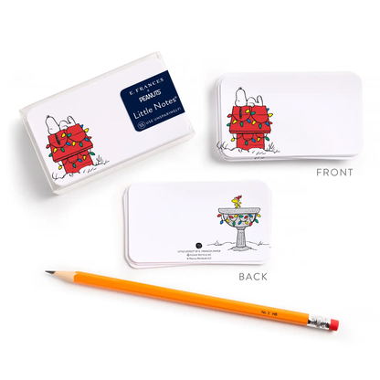 E. Frances Paper x Peanuts® - Snoopy Holiday Dog House Little Notes®
