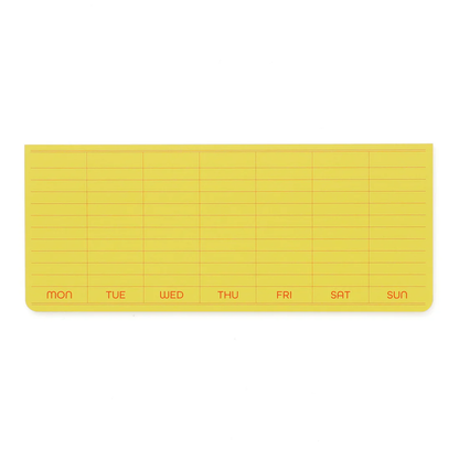 Penco Weekly Sticky Memo Pad