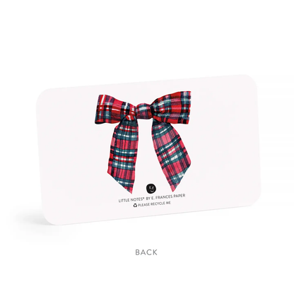E. Frances Paper - Plaid Bow Little Notes®