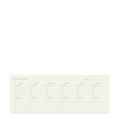 Ramona & Ruth - Weekly Keyboard Planner Deskpad
