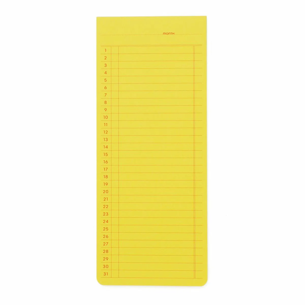 Penco  Monthly Sticky Memo Pad