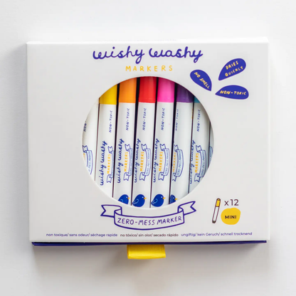 Jaq Jaq Bird - Wishy Washy Markers - Set of 12