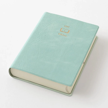 Midori - 2027 Hibino Daily A6 Book - Blue Green