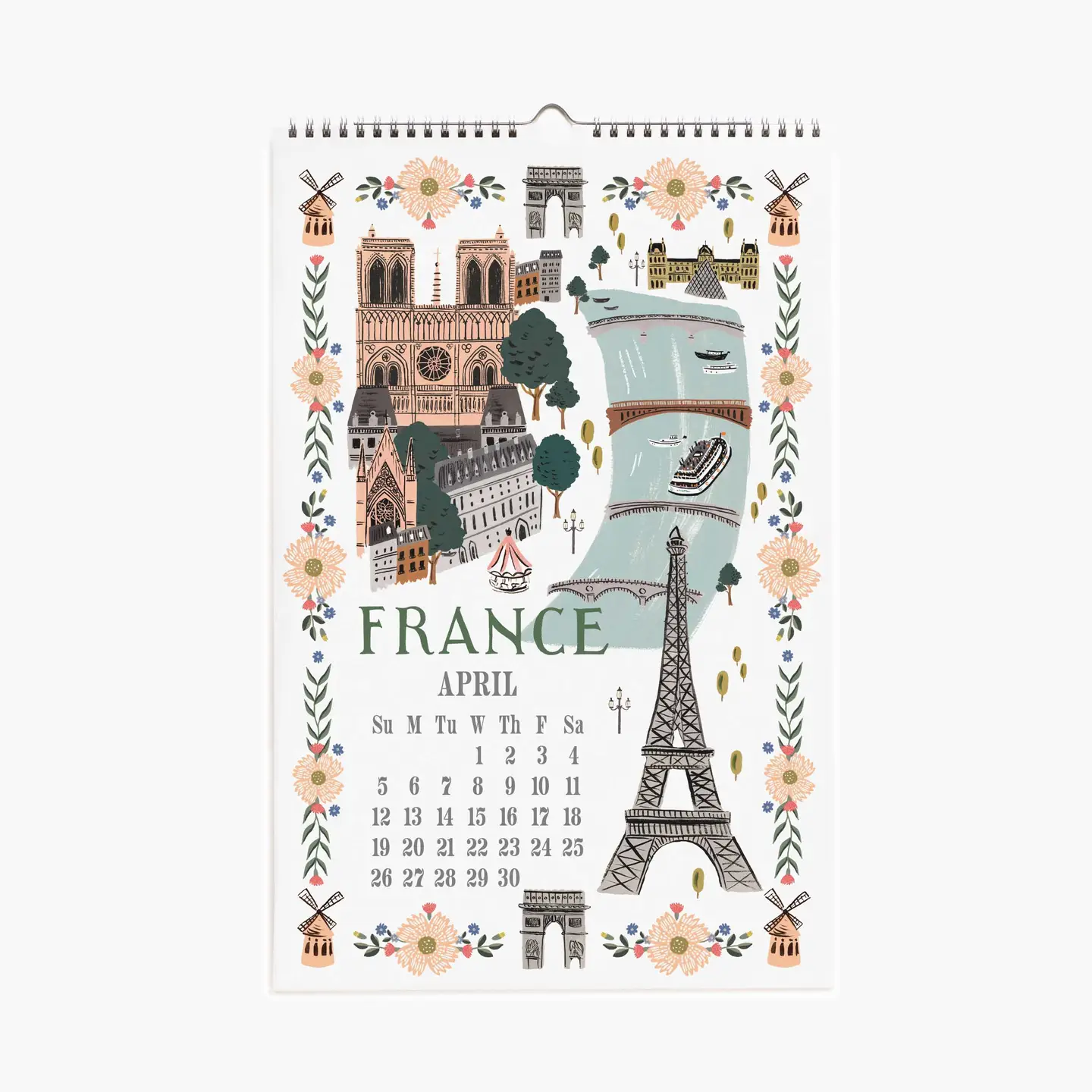 Rifle Paper Co. 2026 World Travel Wall Calendar
