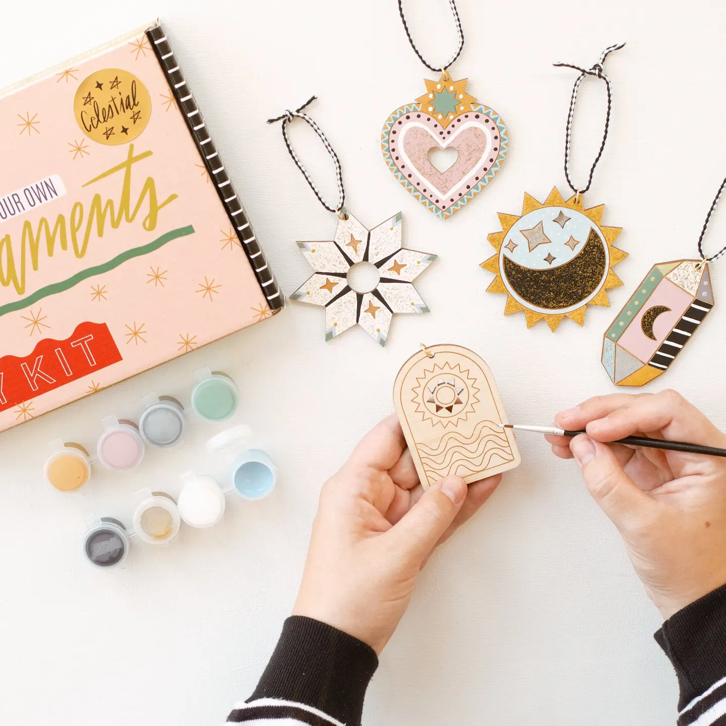 Jill Makes - Paint Your Own Celestial Ornaments Diy Kit