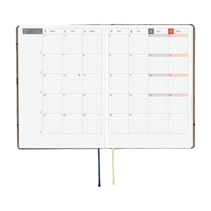 Hobonichi Techo HON 2026 - A6 Bow & Tie: In the Forest