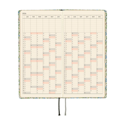 Hobonichi Techo 2026 Weeks - Liberty Fabrics: Sasha Kiora