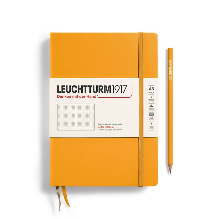 Leuchtturm1917 - A5 Medium Hardcover Dotted Notebook