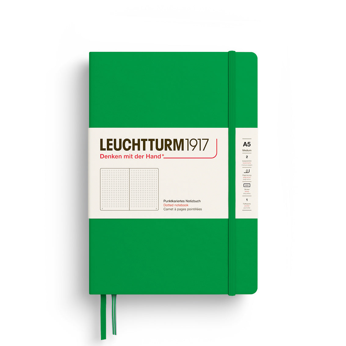 Leuchtturm1917 - A5 Medium Hardcover Dotted Notebook