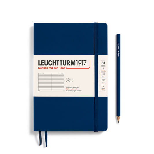 Leuchtturm1917 - A5 Medium Softcover Ruled Notebook