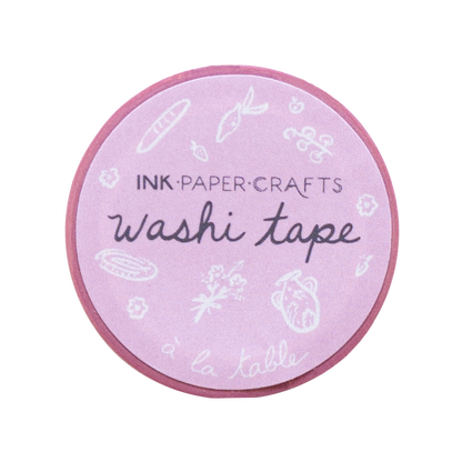 A La Table Pink Washi Tape