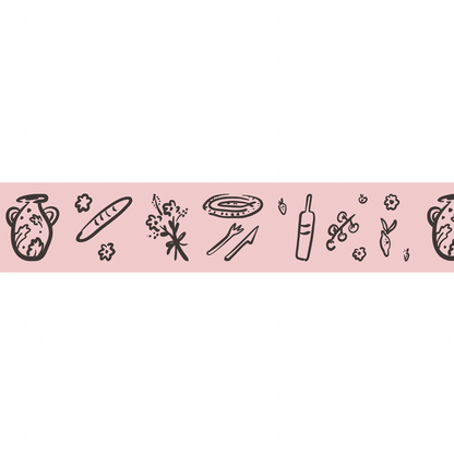 A La Table Pink Washi Tape