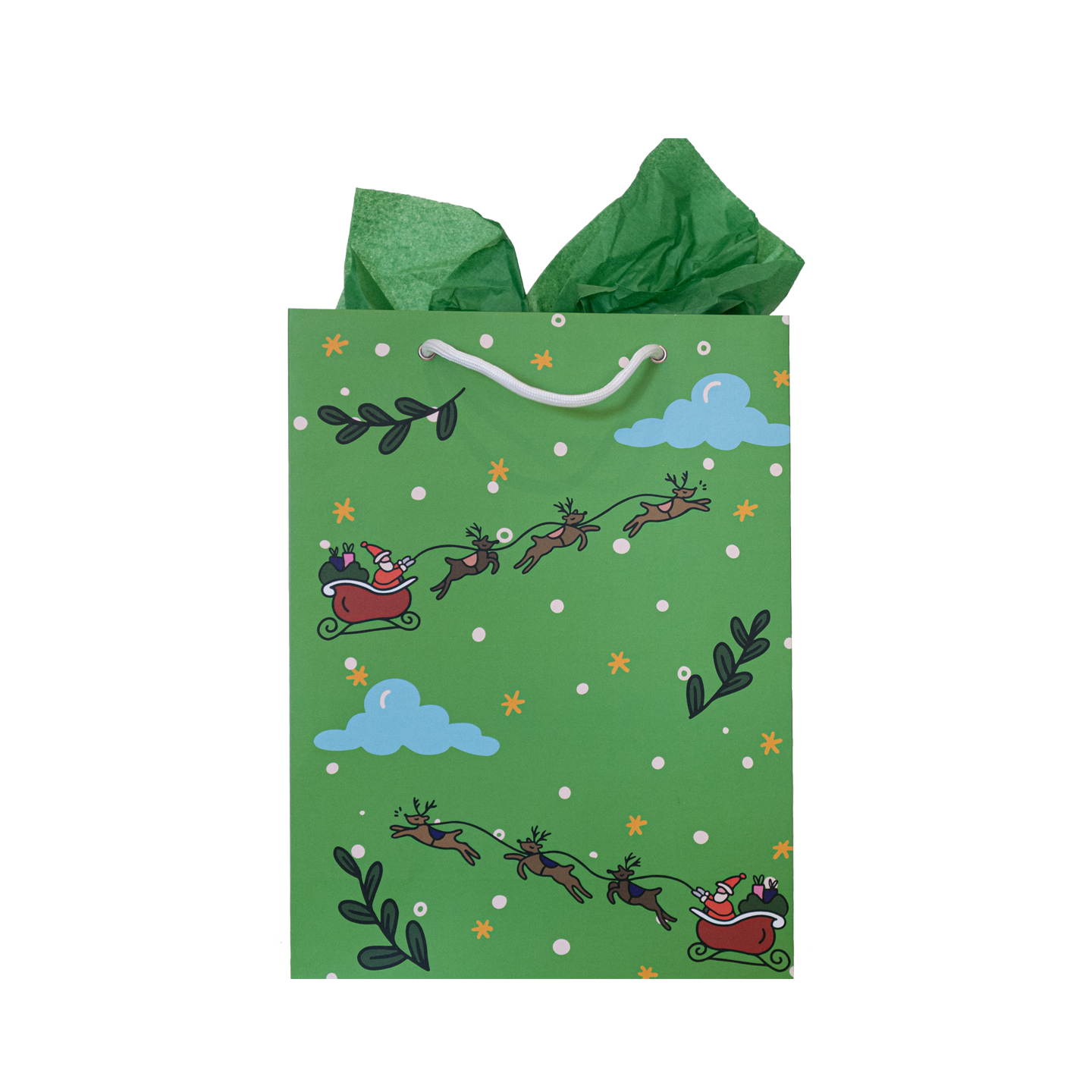 Santa's Sleigh Gift Bag