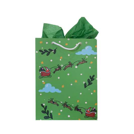 Santa's Sleigh Gift Bag