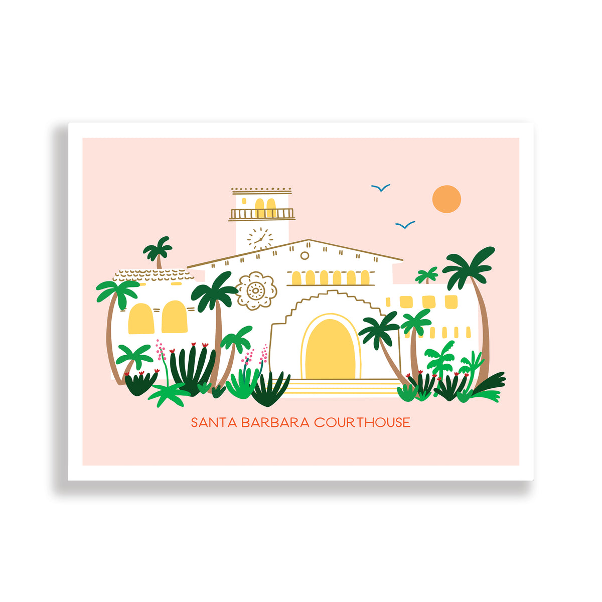 SB Court House Print