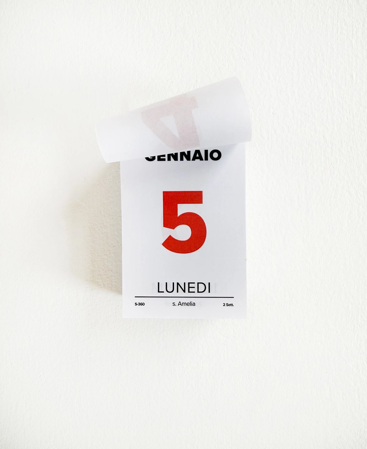 Studio Carta - Italian desk calendar 2027