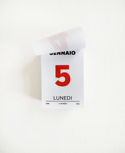 Studio Carta - Italian desk calendar 2027