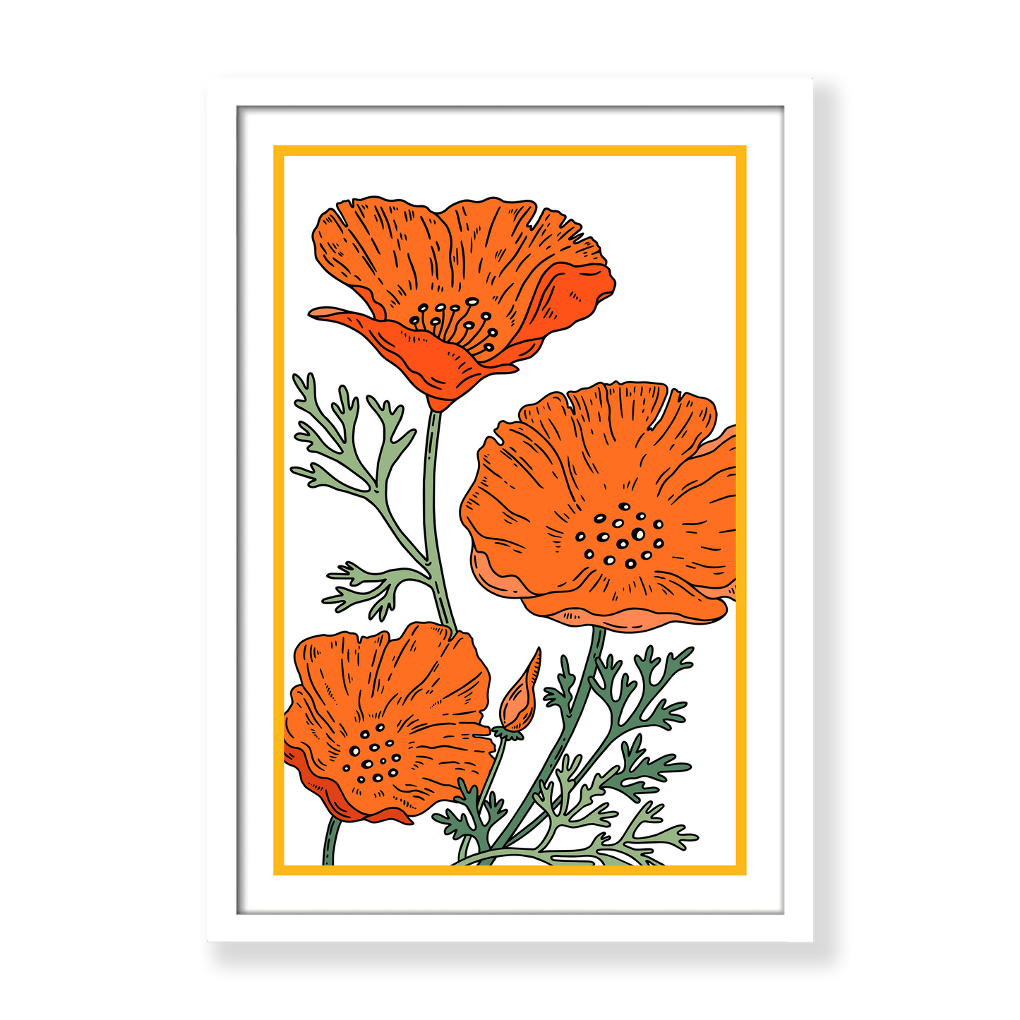 Summer Poppies Print
